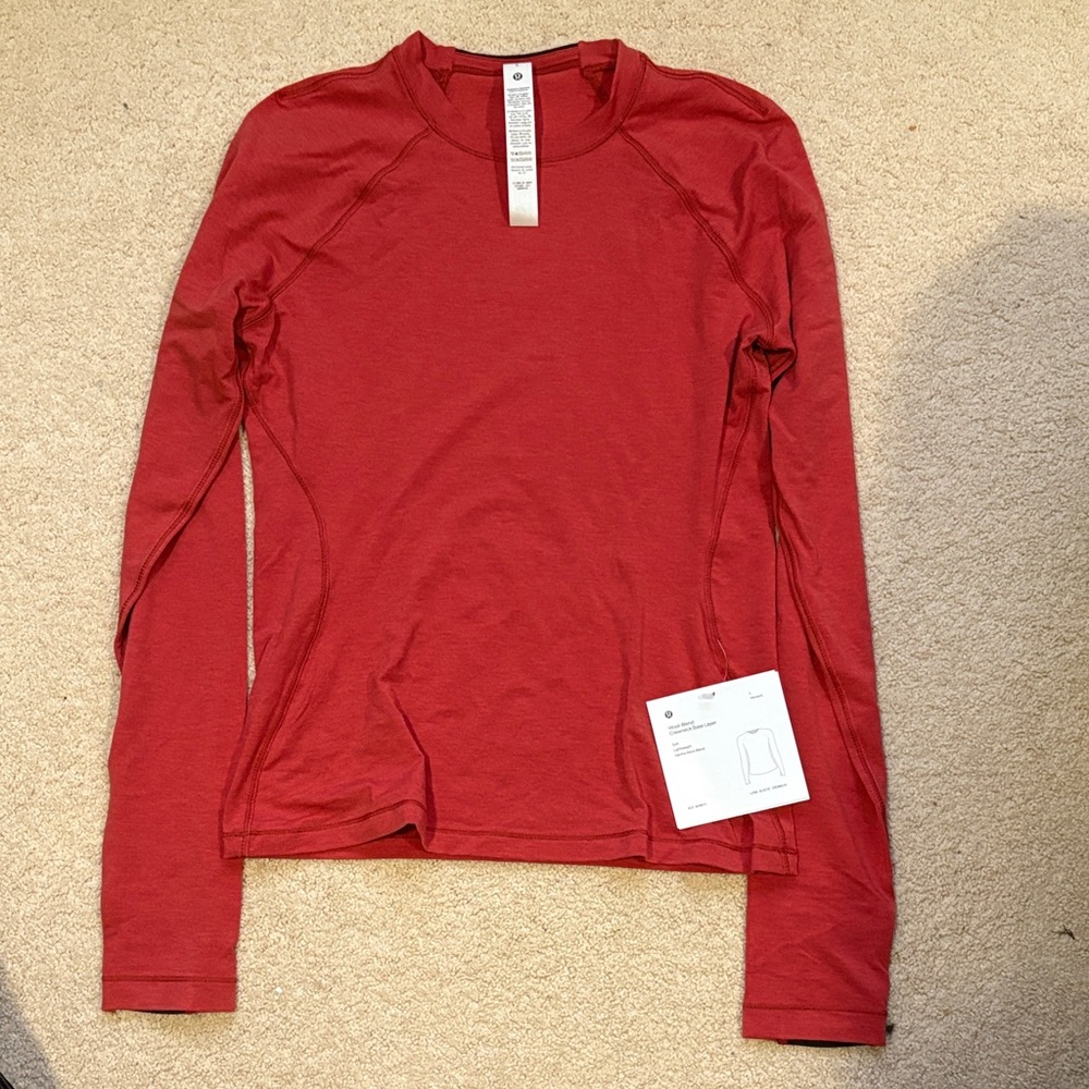 lululemon wool blend base layer crewneck large NWT